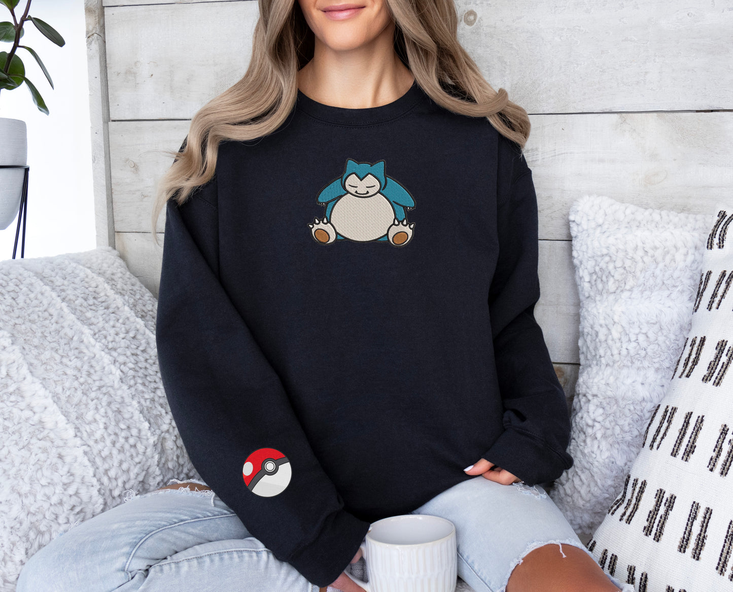 Blue Buddy Embroidered Sweater/Hoodie