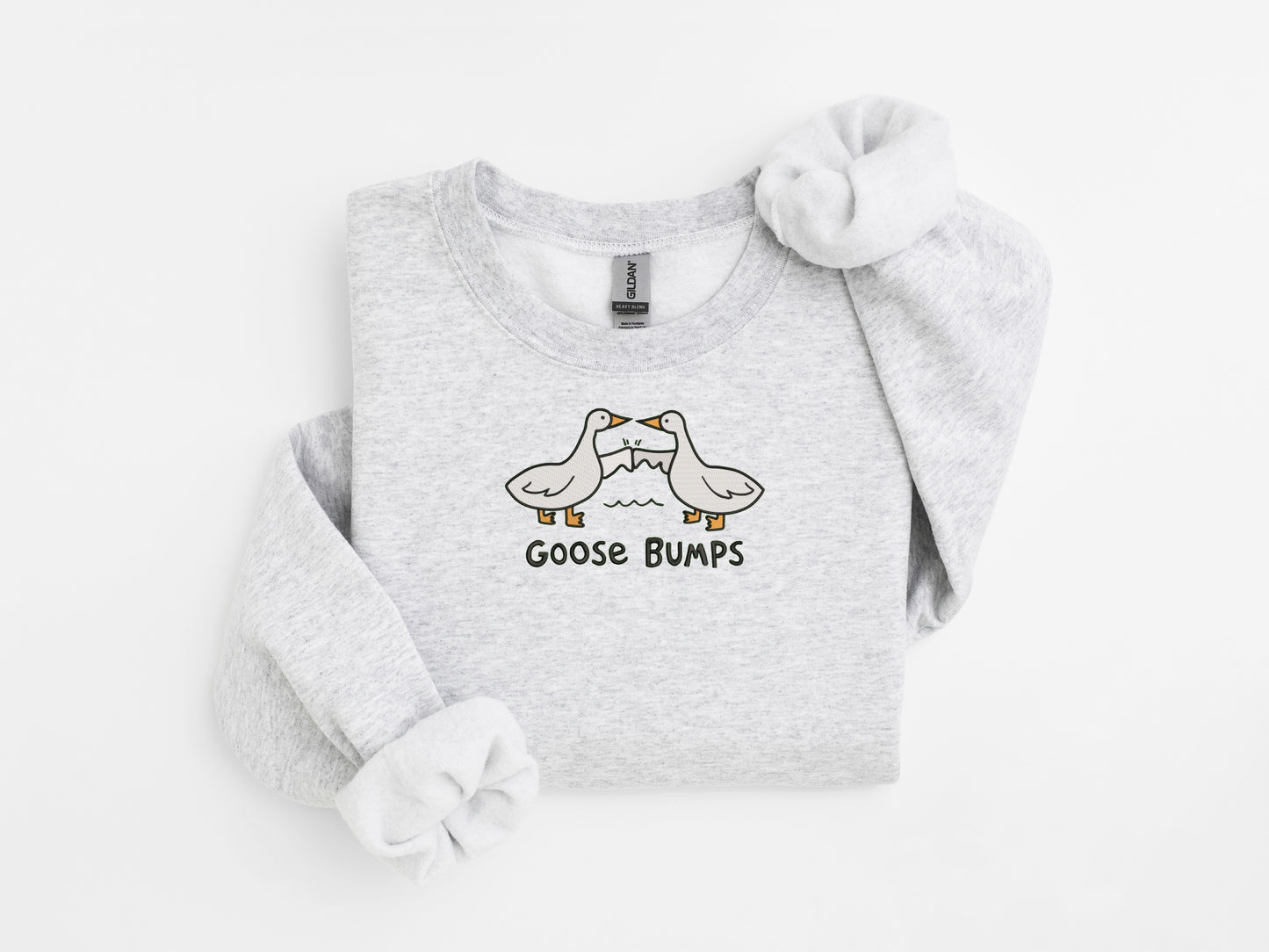 Goose Bumps Embroidered Sweater