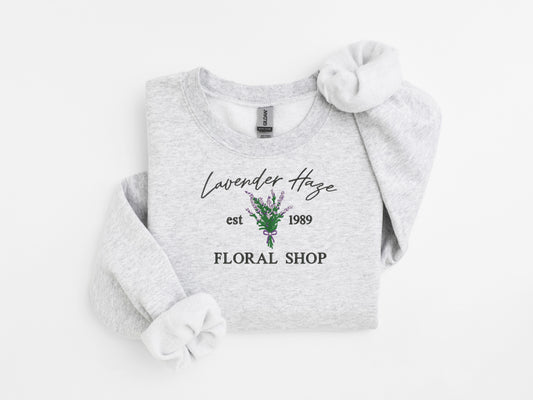 Lavender Haze Embroidered Sweater